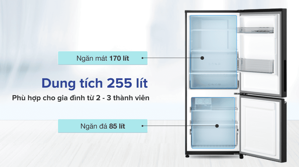Tủ lạnh Panasonic Inverter 255 lít NR-BV281BGMV